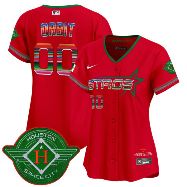 Women's Astros 2025 City Connect Mexico Vapor Premier Limited Jersey - All Stitched - Image 41