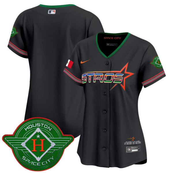 Women's Astros 2025 City Connect Mexico Vapor Premier Limited Jersey - All Stitched - Image 18