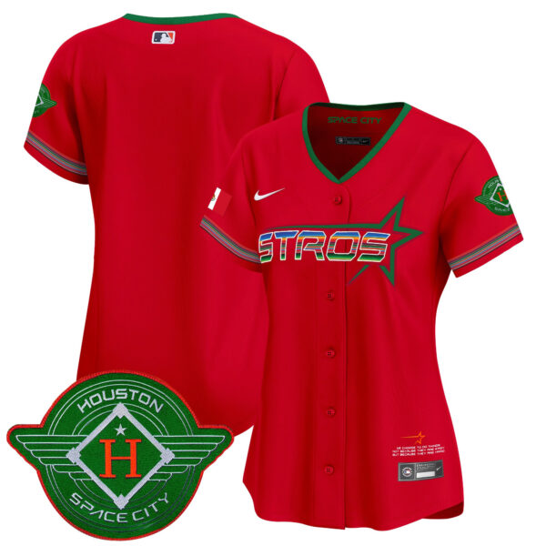 Women's Astros 2025 City Connect Mexico Vapor Premier Limited Jersey - All Stitched - Image 45