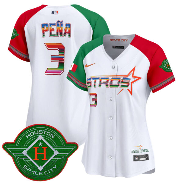 Women's Astros 2025 City Connect Mexico Vapor Premier Limited Jersey - All Stitched - Image 47
