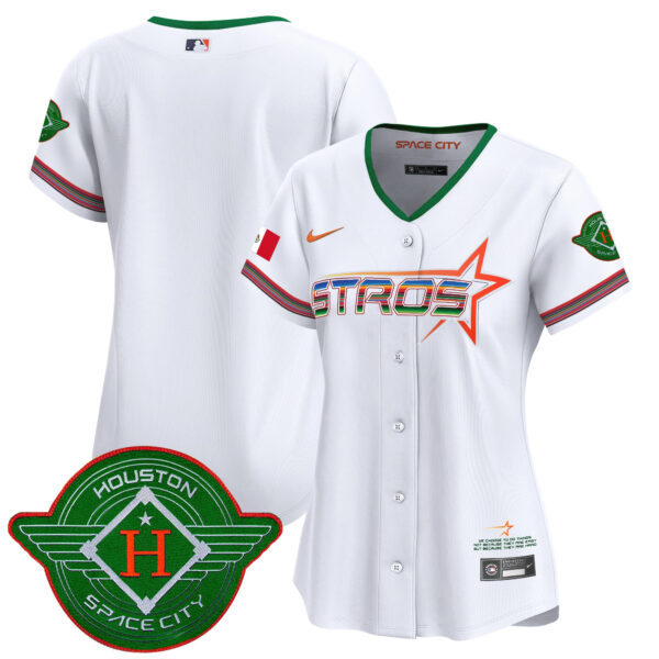 Women's Astros 2025 City Connect Mexico Vapor Premier Limited Jersey - All Stitched - Image 9