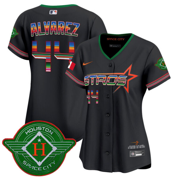 Women's Astros 2025 City Connect Mexico Vapor Premier Limited Jersey - All Stitched - Image 12