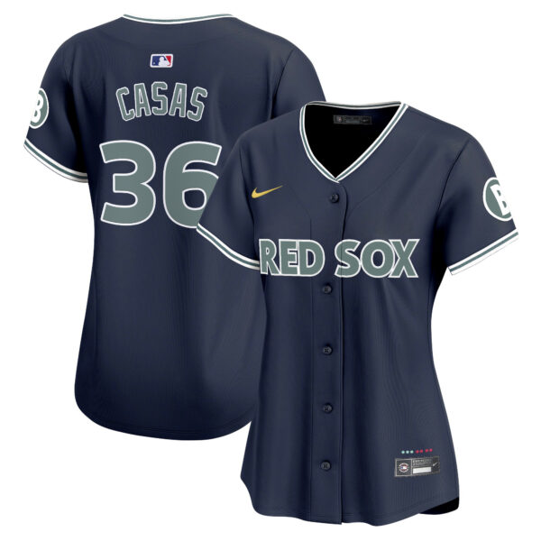 Women's Boston Red Sox 2025 City Connect Vapor Premier Limited Jersey - All Stitched - Image 22
