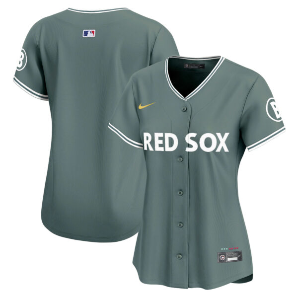 Women's Boston Red Sox 2025 City Connect Vapor Premier Limited Jersey - All Stitched - Image 9