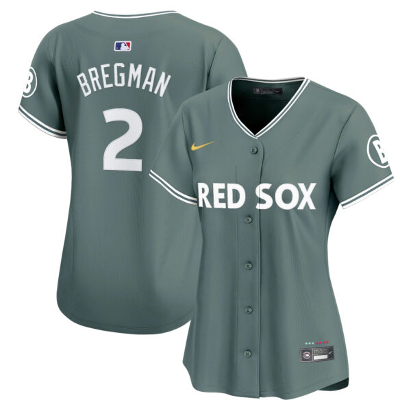 Women's Boston Red Sox 2025 City Connect Vapor Premier Limited Jersey - All Stitched - Image 2