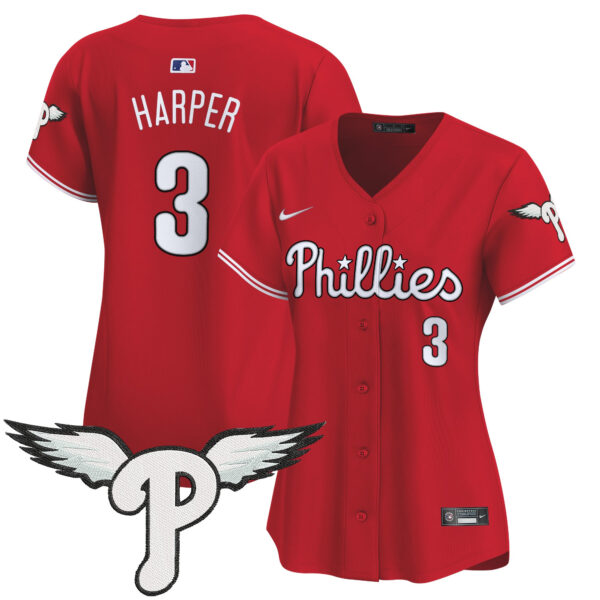 Women's Philadelphia Phillies 2025 Vapor Premier Limited Jersey - All Stitched - Image 25