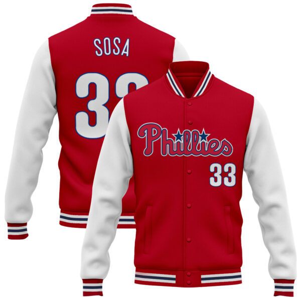 Philadelphia Phillies 2025 Jacket - All Stitched - Image 2