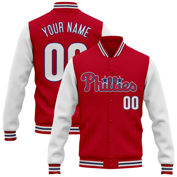 Philadelphia Phillies 2025 Custom Jacket - All Stitched