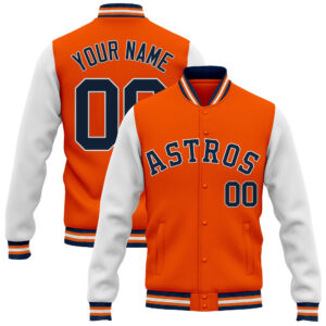 Houston Astros 2025 Custom Jacket - All Stitched