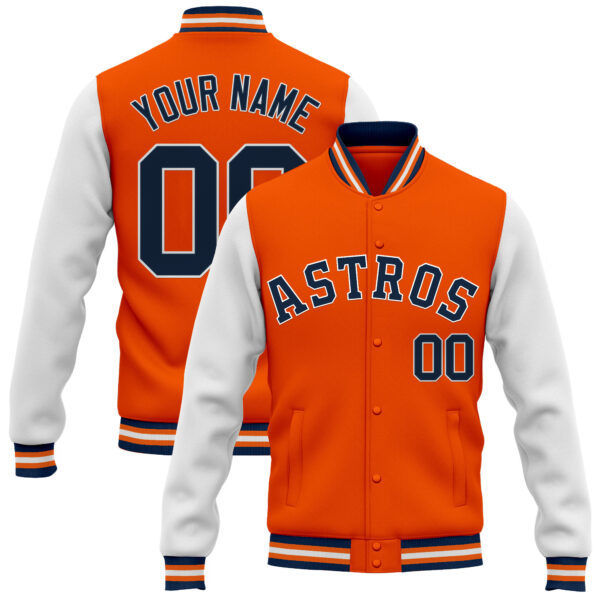 Houston Astros 2025 Custom Jacket - All Stitched