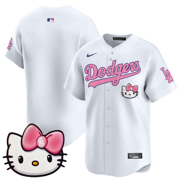 Unisex Dodgers 2025 Hello Kitty Vapor Premier Limited Jersey – All Stitched - Image 13