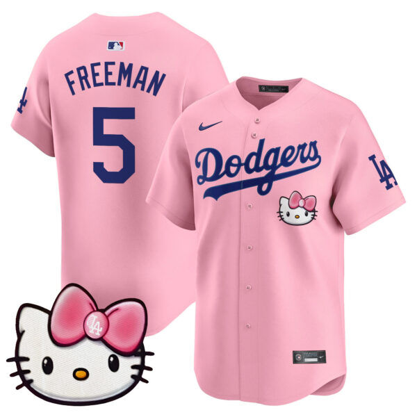Unisex Dodgers 2025 Hello Kitty Vapor Premier Limited Jersey – All Stitched - Image 32