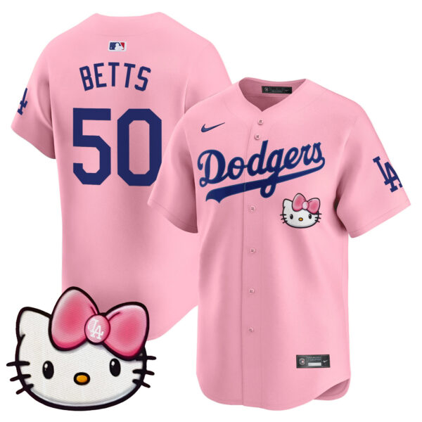 Unisex Dodgers 2025 Hello Kitty Vapor Premier Limited Jersey – All Stitched - Image 33