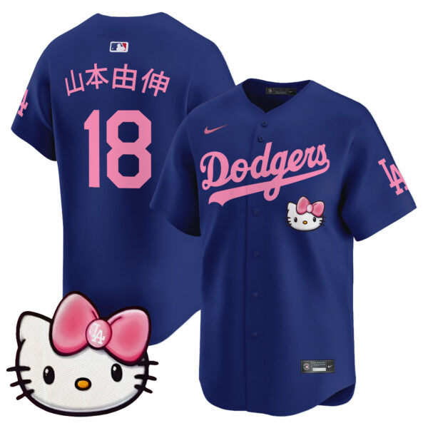 Unisex Dodgers 2025 Hello Kitty Vapor Premier Limited Jersey – All Stitched - Image 51