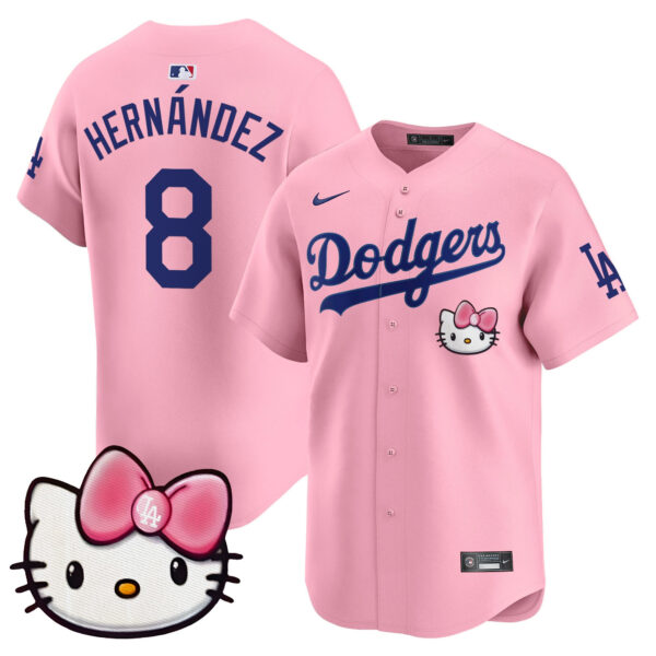 Unisex Dodgers 2025 Hello Kitty Vapor Premier Limited Jersey – All Stitched - Image 36