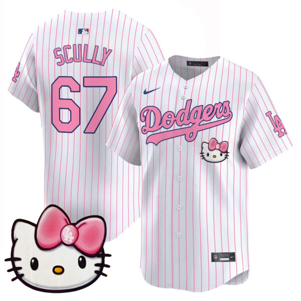 Unisex Dodgers 2025 Hello Kitty Vapor Premier Limited Jersey – All Stitched - Image 22