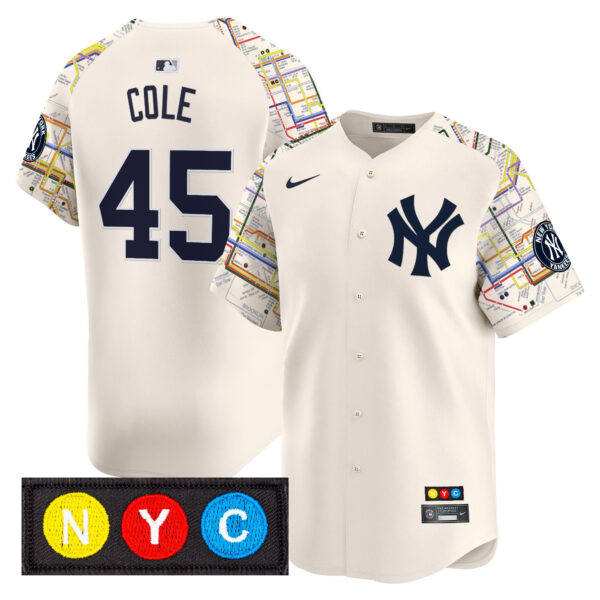 Men's New York Yankees Subway Style Vapor Premier Limited Jersey - Stitched - Image 21
