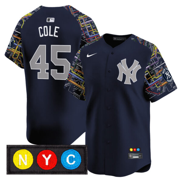Men's New York Yankees Subway Style Vapor Premier Limited Jersey - Stitched - Image 5