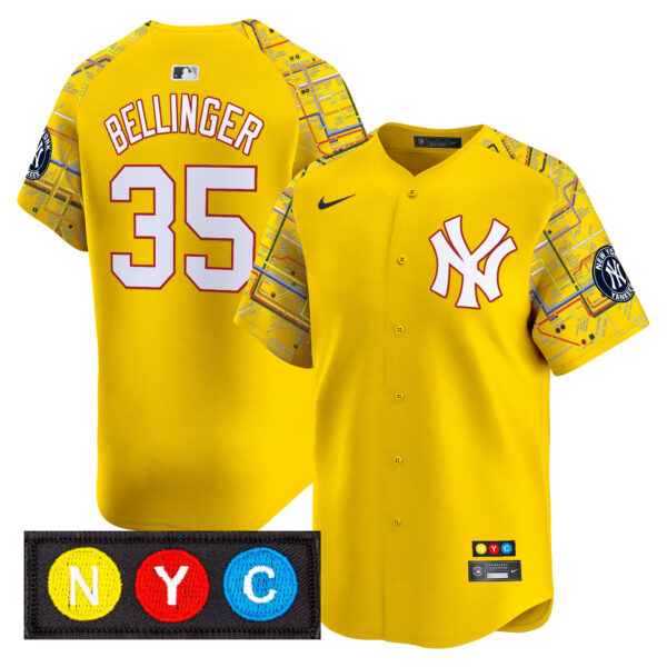 Men's New York Yankees Subway Style Vapor Premier Limited Jersey - Stitched - Image 31