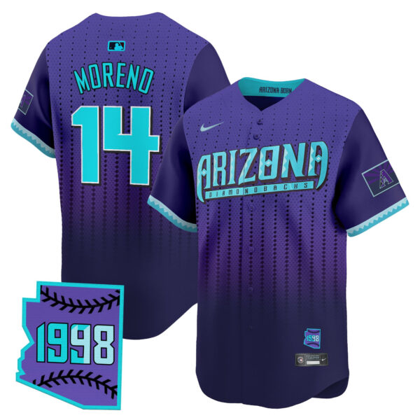 Men's Arizona Diamondbacks 2025 City Connect Vapor Premier Limited Jersey - Stitched - Image 4