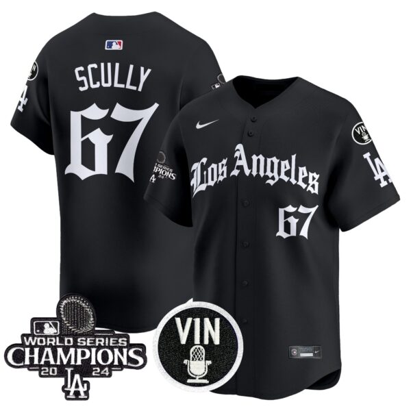 Men's Dodgers 2025 LA Gothic Style Vapor Premier Limited Jersey - All Stitched - Image 10