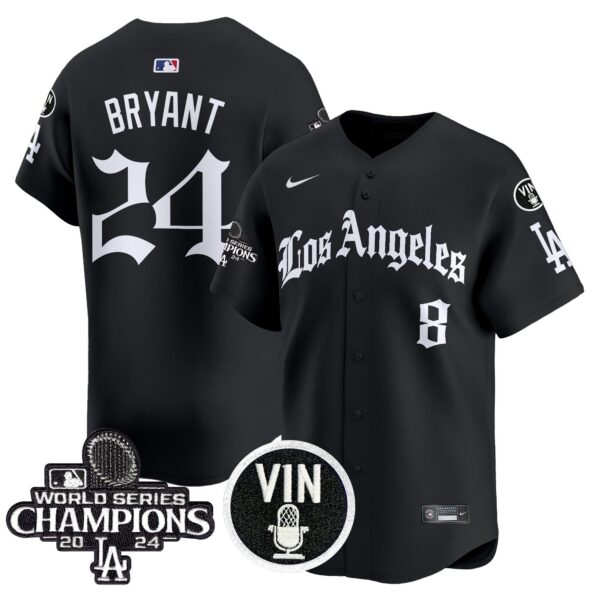 Men's Dodgers 2025 LA Gothic Style Vapor Premier Limited Jersey - All Stitched - Image 9