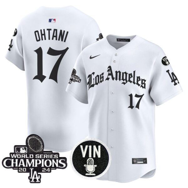 Men's Dodgers 2025 LA Gothic Style Vapor Premier Limited Jersey - All Stitched - Image 23