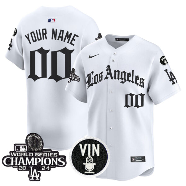 Dodgers 2025 LA Gothic Style Vapor Premier Limited Custom Jersey - All Stitched - Image 3