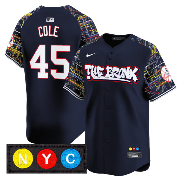 Men's New York Yankees The Bronx Subway Style Vapor Premier Limited Jersey - Stitched - Image 5