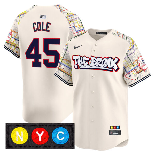 Men's New York Yankees The Bronx Subway Style Vapor Premier Limited Jersey - Stitched - Image 21