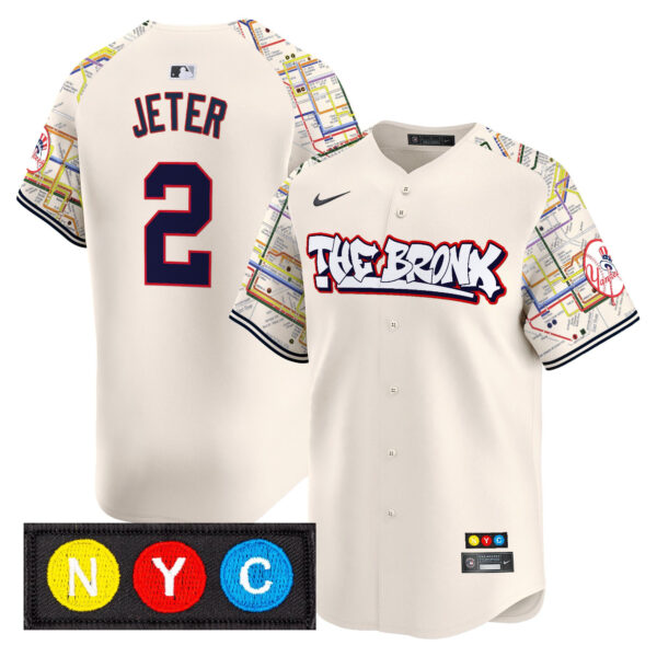 Men's New York Yankees The Bronx Subway Style Vapor Premier Limited Jersey - Stitched - Image 20