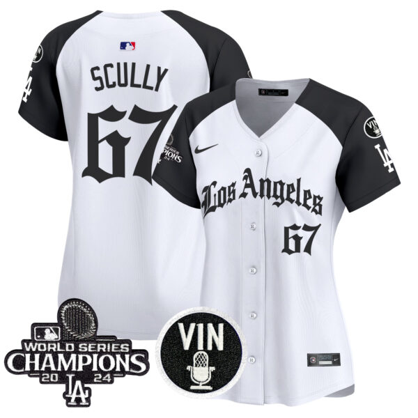 Women's Dodgers 2025 LA Gothic Style Vapor Premier Limited Jersey - All Stitched - Image 31