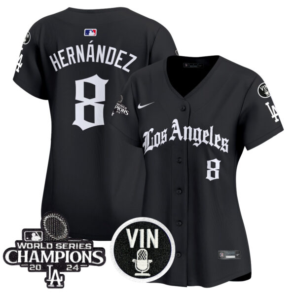 Women's Dodgers 2025 LA Gothic Style Vapor Premier Limited Jersey - All Stitched - Image 10