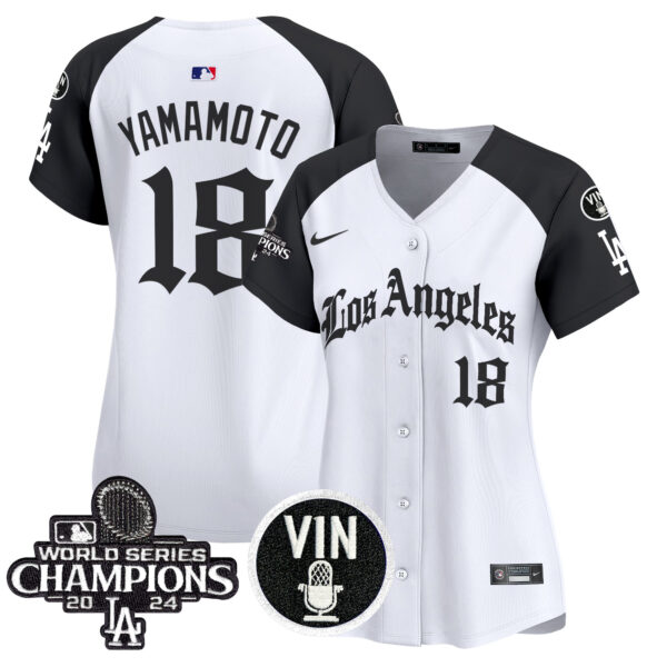 Women's Dodgers 2025 LA Gothic Style Vapor Premier Limited Jersey - All Stitched - Image 26