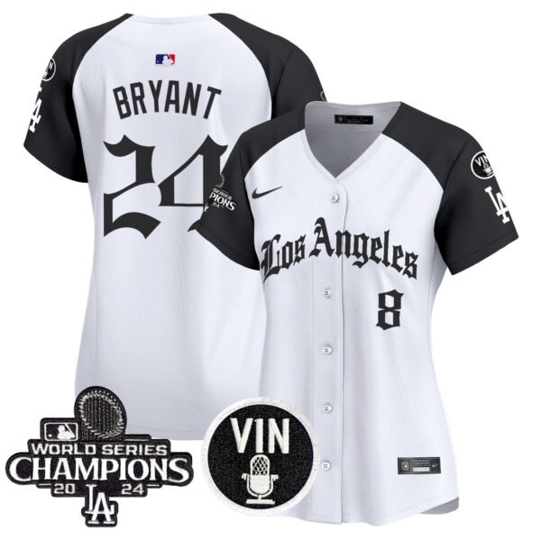 Women's Dodgers 2025 LA Gothic Style Vapor Premier Limited Jersey - All Stitched - Image 30