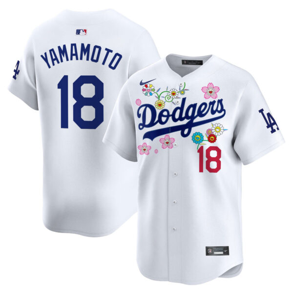 Men's Dodgers x Takashi Murakami 2025 Vapor Premier Limited Jersey - Stitched - Image 2
