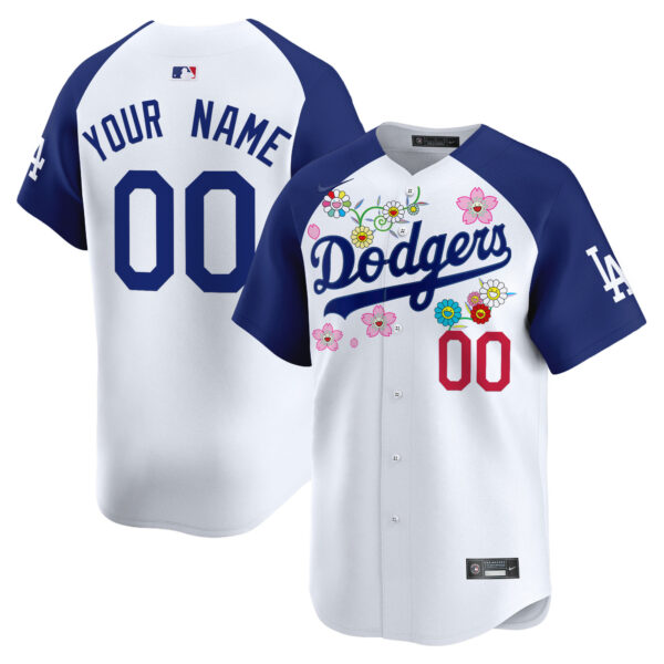 Dodgers x Takashi Murakami 2025 Vapor Premier Limited Custom Jersey - Stitched - Image 4