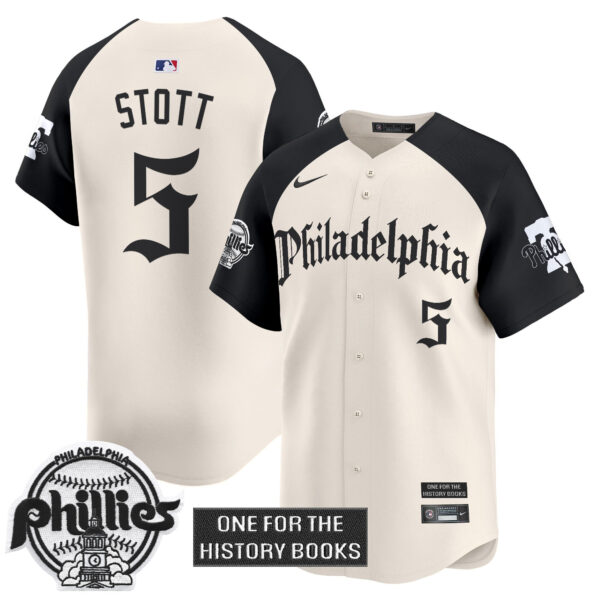 Men's Phillies 'Retro Newspaper Edition' Vapor Premier Limited Jersey - All Stitched - Image 28