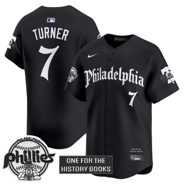 Men's Phillies 'Retro Newspaper Edition' Vapor Premier Limited Jersey - All Stitched - Image 16