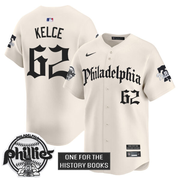 Men's Phillies 'Retro Newspaper Edition' Vapor Premier Limited Jersey - All Stitched - Image 9
