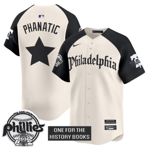 Men's Phillies 'Retro Newspaper Edition' Vapor Premier Limited Jersey - All Stitched - Image 32