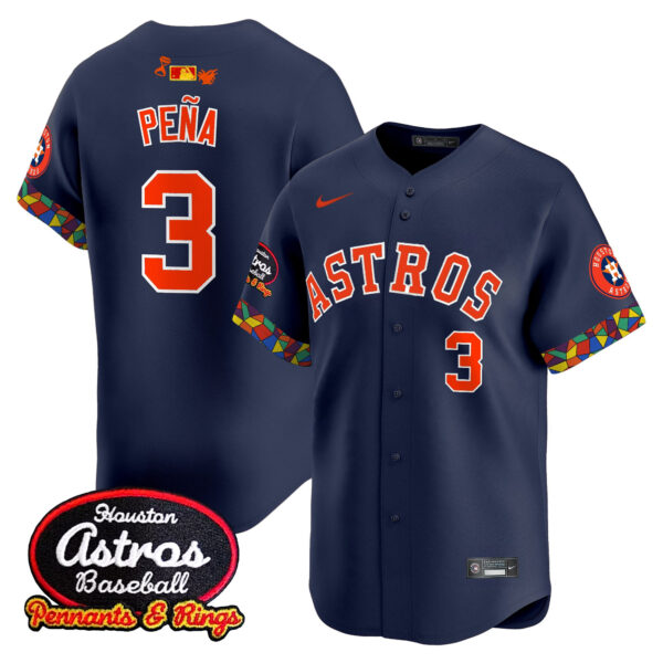 Men's Houston Astros x El Tiempo Cantina Vapor Premier Limited Jersey - All Stitched - Image 20