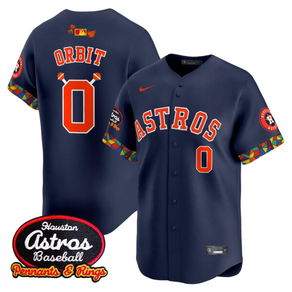 Men's Houston Astros x El Tiempo Cantina Vapor Premier Limited Jersey - All Stitched - Image 23