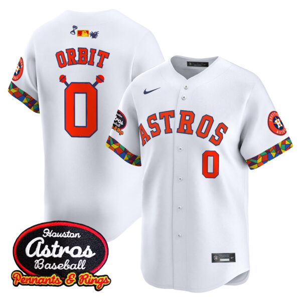 Men's Houston Astros x El Tiempo Cantina Vapor Premier Limited Jersey - All Stitched - Image 14