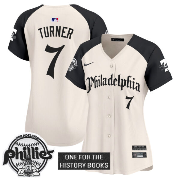Women's Phillies 'Retro Newspaper Edition' Vapor Premier Limited Jersey - All Stitched - Image 27