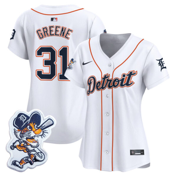 Women's Detroit Tigers Paws Patch Vapor Premier Limited Jersey - All Stitched - Image 17