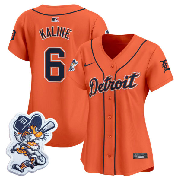 Women's Detroit Tigers Paws Patch Vapor Premier Limited Jersey - All Stitched - Image 6