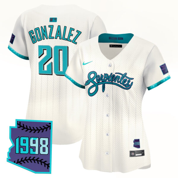 Women's Arizona Diamondbacks 2025 City Connect Vapor Premier Limited Jersey V2 - Stitched - Image 26