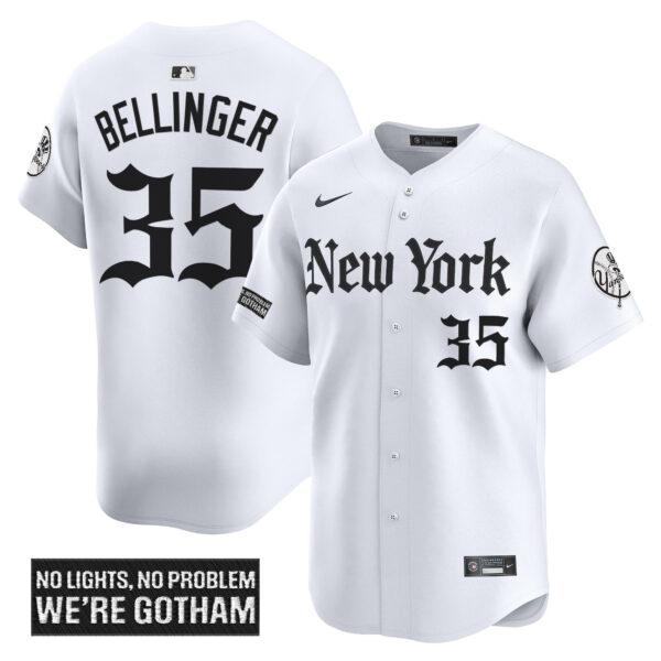 Men's New York Yankees 'Gothic Legacy Edition' Vapor Premier Limited Jersey - All Stitched - Image 12