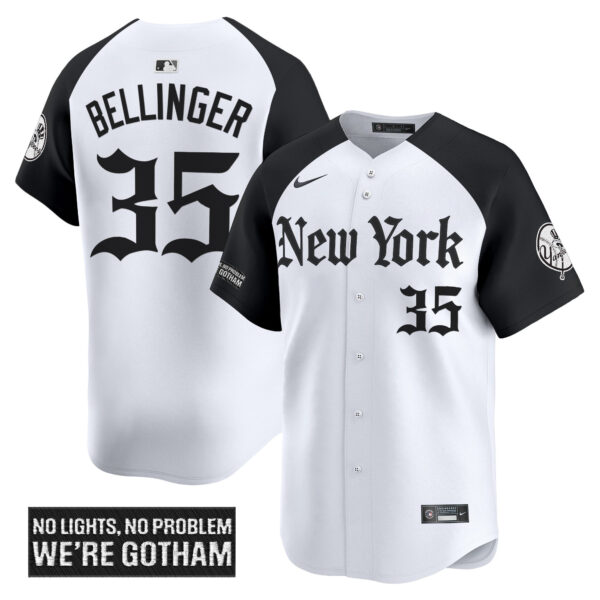 Men's New York Yankees 'Gothic Legacy Edition' Vapor Premier Limited Jersey - All Stitched - Image 20